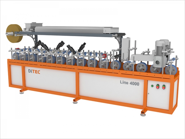 Станок для облицовывания погонажных изделий DITEC Line 4000